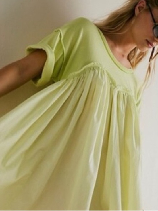 Free People Dresses & Skirts - Free People Catalina Mini Dress in Neon Lime